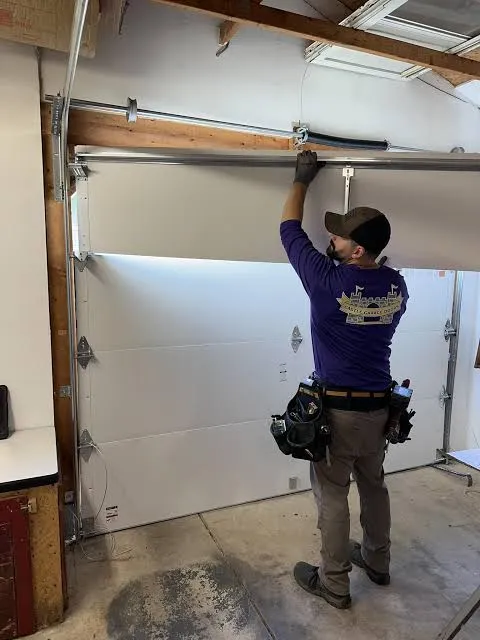 Garage door repair technician